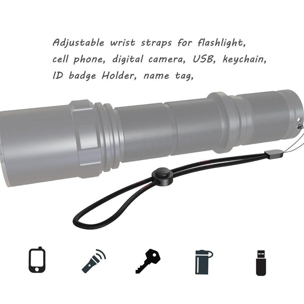 Weltool Wrist Strap, ремешок на запястье для фонарикаUSBFlash KeyRemote ControlCameraMP3 PlayerKeychairМобильный телефон и другие портативные устройства (3шт)