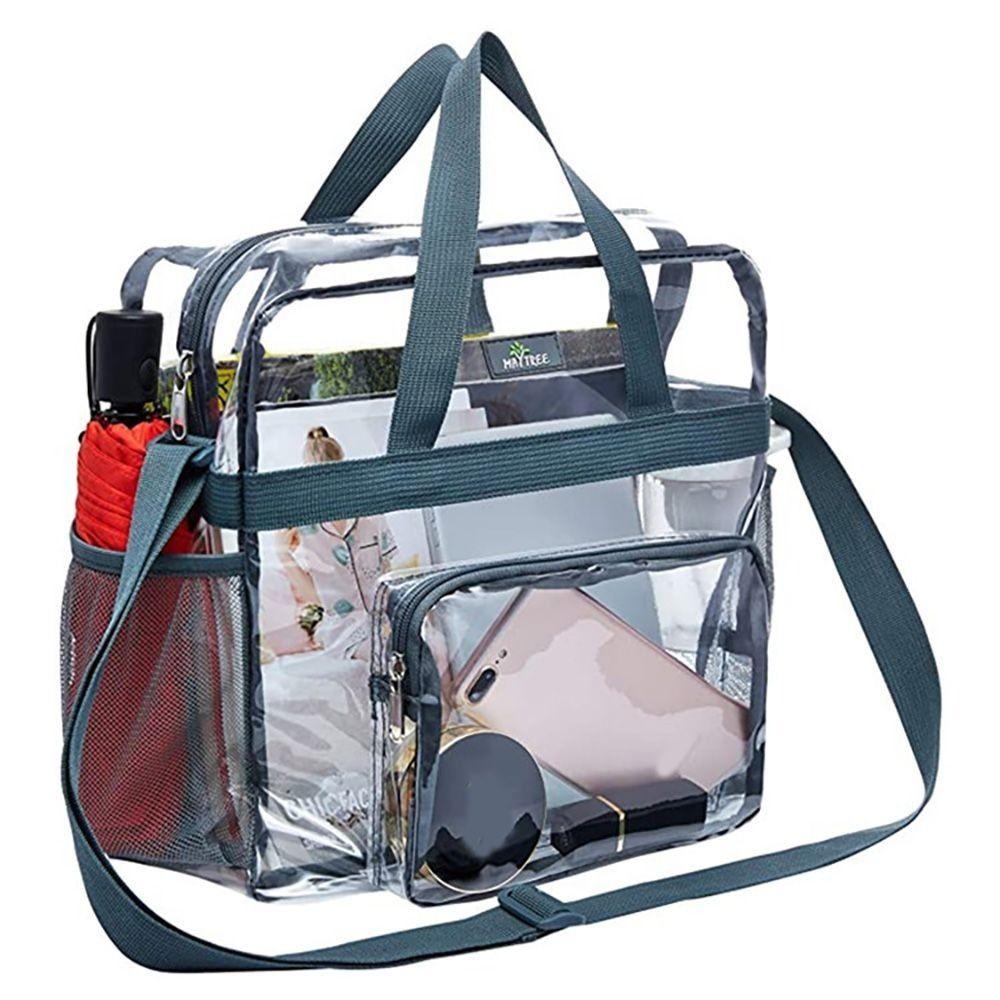 Stadium Approved Large Capacity Clear Bag Travel Mini Shoulder Bag Unisex Transparent Purse