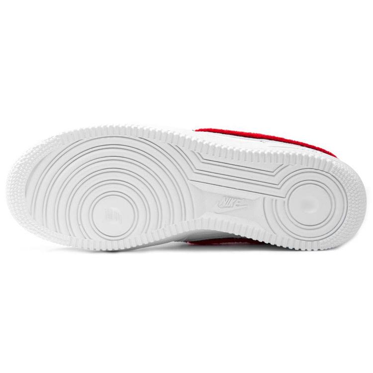 Nike Air Force 1 Low 3D Chenille Swoosh White Red Blue 823511-106