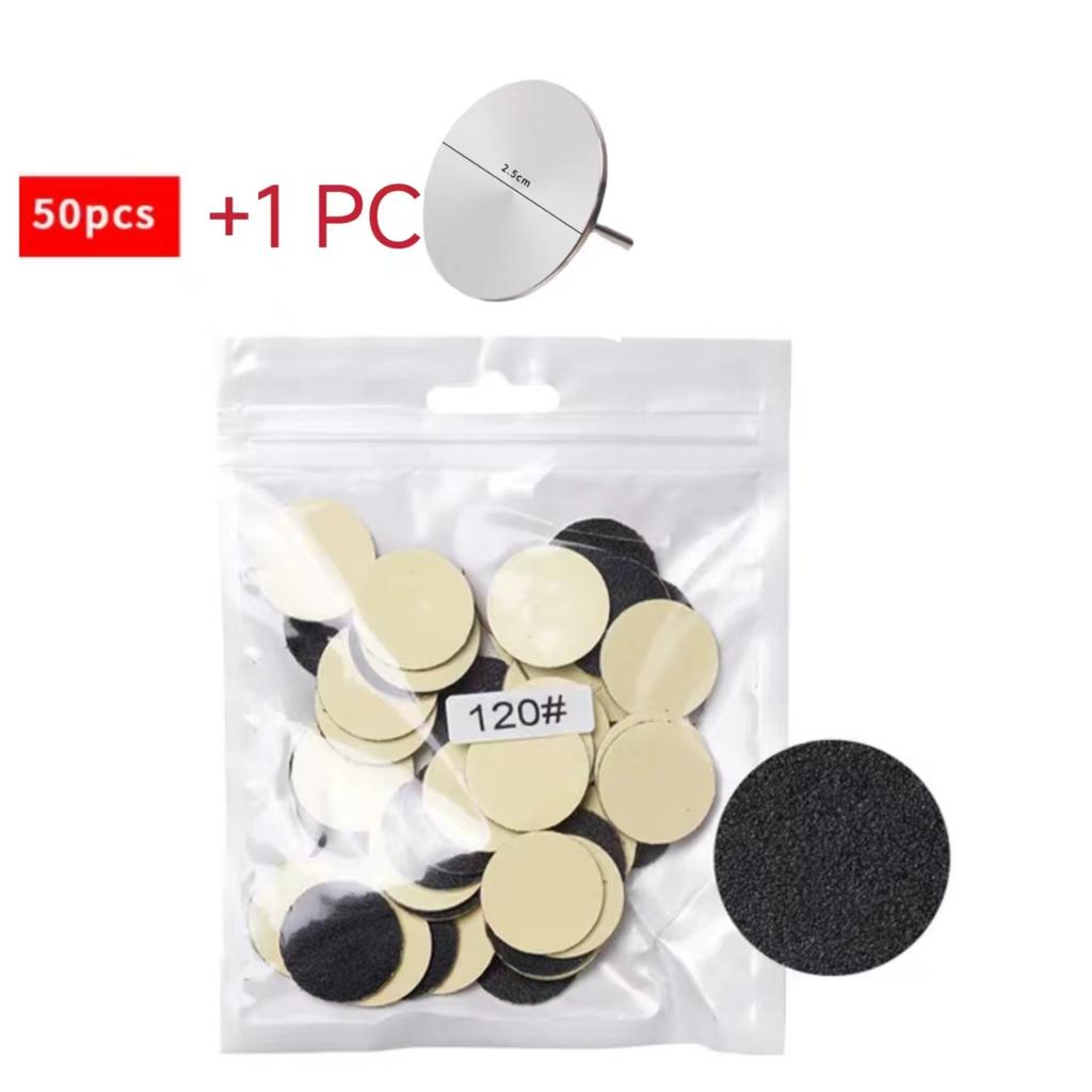 25 мм наждачная бумага для омертвевшей кожи ног, умная пилка для педикюра, гибкий шлифовальный диск, инструмент, сменные насадки, пилки для кутикулы, мозоли