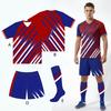 Custom Youth Kids Unisex Soccer Jersey Kit Set Breathable Plus Size Summer Short Sleeve Polyester Football Uniform