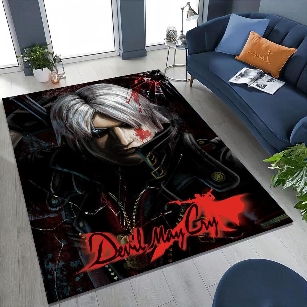 3D Ковер D-Devil May Cry DMC Games Вергилий Данте для спальни, гостиной, дивана, домашний коврик для двери, декор, большой детский игровой нескользящий коврик для пола
