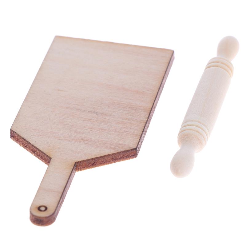 1:12 миниатюр кукольных домиков кухонная разделочная доска скалка набор аксессуары игрушки