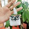 Кошельки для монет из искусственной кожи, симпатичная сумка для ключей, кошелек для монет в виде совы, мини-кошелек для ключей от машины, женский школьный кулон, кошелек Y6V4