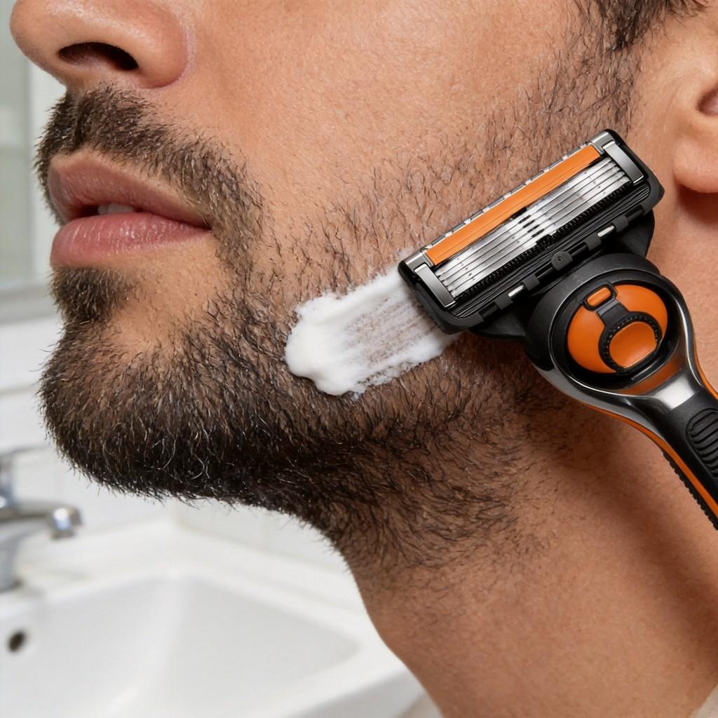 Manual Mens Razor With Five Layer Blades For Daily Shaving And Bathroom Use