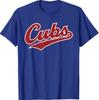 Винтажные подарки Cubs для мужчин и женщин Футболка