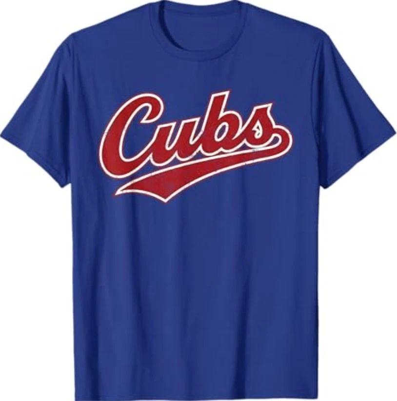 Винтажные подарки Cubs для мужчин и женщин Футболка