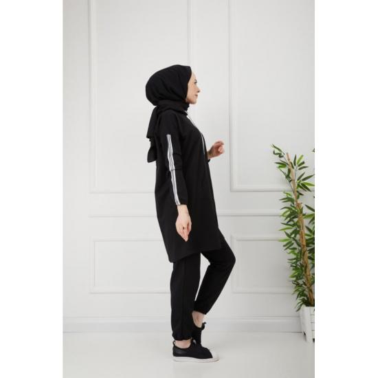 Oversize Model Tesettür Eşofman Takımı