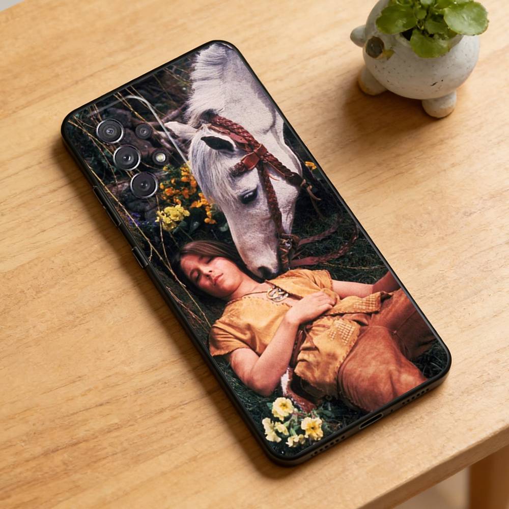 Чехол для телефона T-The NeverEnding Story для Samsung Galaxy A73, 21, 22, 32, 71, 53, 52, 51, 80, 5G, мягкая черная крышка