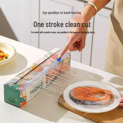 Семейная пищевая пленка со слайд-резаком: Пищевой, Термостойкий, Бесплатная доставка