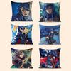 L-LUCINA Мультяшная Анимация Офисная Подушка Наволочка Автомобильная Наволочка 45X45СМ Поясничная Наволочка Диванная Наволочка