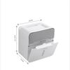 Toilet tissue holder bathroom double-layer tissue box storage rack waterproof wall mounted storage rack bathroom accessories