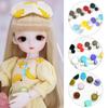 20pcs 6mm Ultra-small Buckle Mini Doll Shoes Buckles Doll Coat Buckle DIY Doll Clothes Accessories