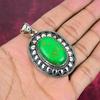Green Copper Turquoise Pendant, 925 Sterling Silver Pendant Gemstone Jewelry, Handmade Pendant Amazing Jewelry, Gift For Her