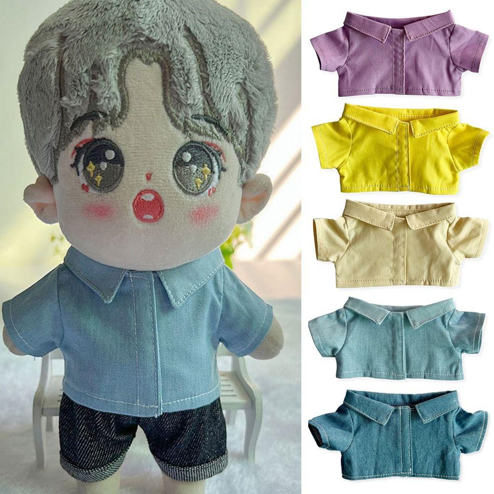 For 15cm Dolls Clothes Accessories 15cm Dolls Shirt Stuffed Doll Shirt Handmade Shirt Cute Clothes