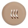 Silicone Powder Puff Holder Breathable Dust Prevention Portable Makeup Sponge Storage Case Brown