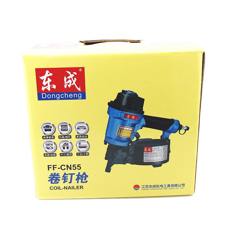 Dongcheng пневматический роликовый гвоздезабивной пистолет FF-CN55 резьбовой гвоздь полотняного плетения гвоздь легкого плетения гвоздезабивной пистолет стреляющий гвоздезабивной пистолет воздушный гвоздезабивной пистолет