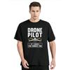 Пилот дрона RC Гонки Пилоты Летающие FPV Футболки Графическая Хлопковая Футболка Уличная Одежда Подарки на День Рождения Летняя Футболка Мужские Футболки