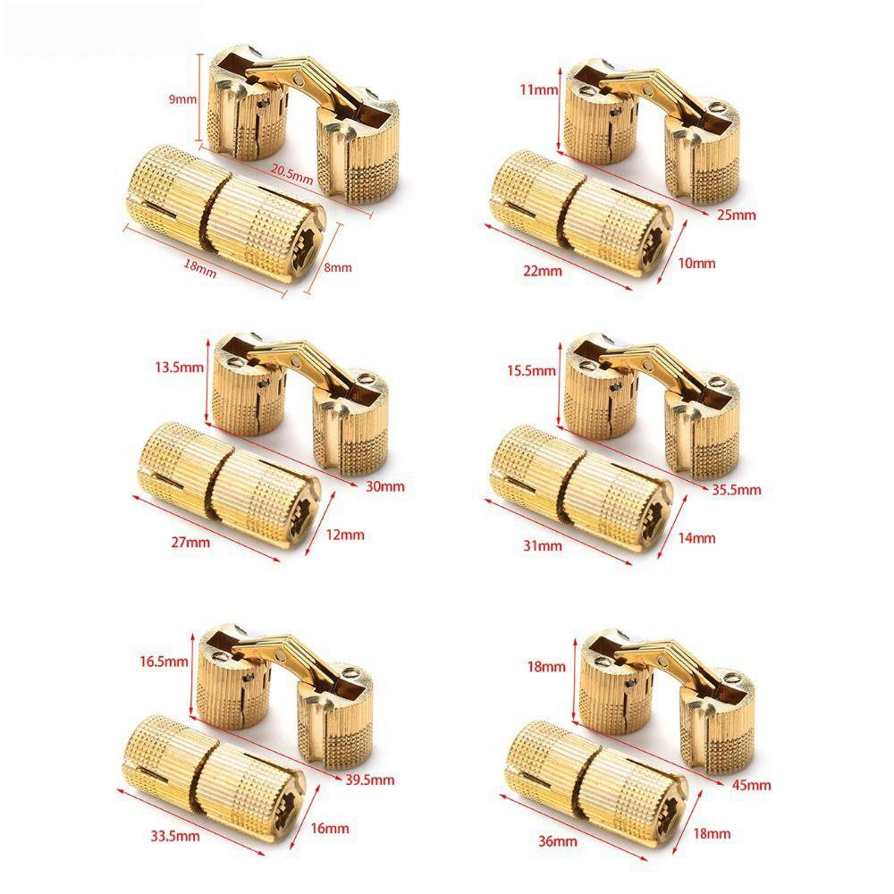 For Hardware Gift Box Copper Brass Furniture Hinges Cabinet Hinge Door Hinges Barrel Hinge