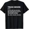 NEW LIMITED Truck Driver Definition Funny Trucker T-Shirt