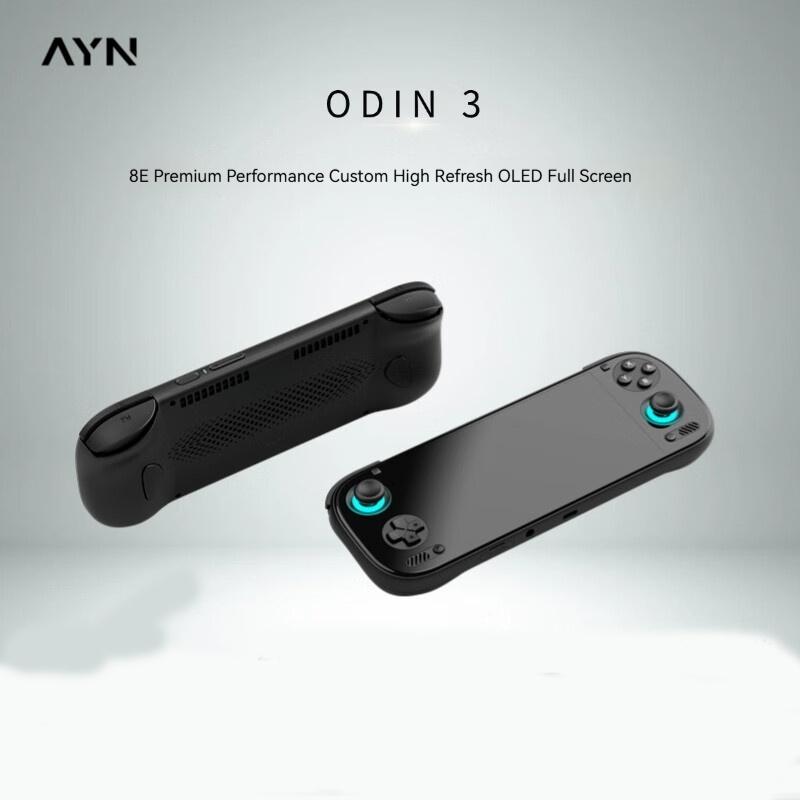 Игровая консоль AYN Odin 3 6'' 1080P 120Hz AMOLED Экран Портативная с 8000 мАч Джойстиком/Триггером на эффекте Холла Портативная игровая консоль