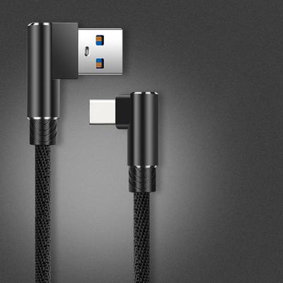 5A USB Type C кабель 90 градусов для Xiaomi Redmi Fast Charing шнур для Honor Mate Oneplus Realme угловой зарядный кабель для передачи данных