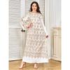 2025 Cross-Border Foreign Trade Middle East Robe New Sequin Embroidered Loose Big Hemline Formal Dress Dubai Dress Dress
