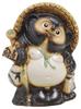 Marui Seito Shigaraki Ware Raccoon Ornament Good Luck Raccoon Dog Pottery Large Size 8 Width 21 X Height 26 Cm Lucky Gift Ceramic Figurine Made In