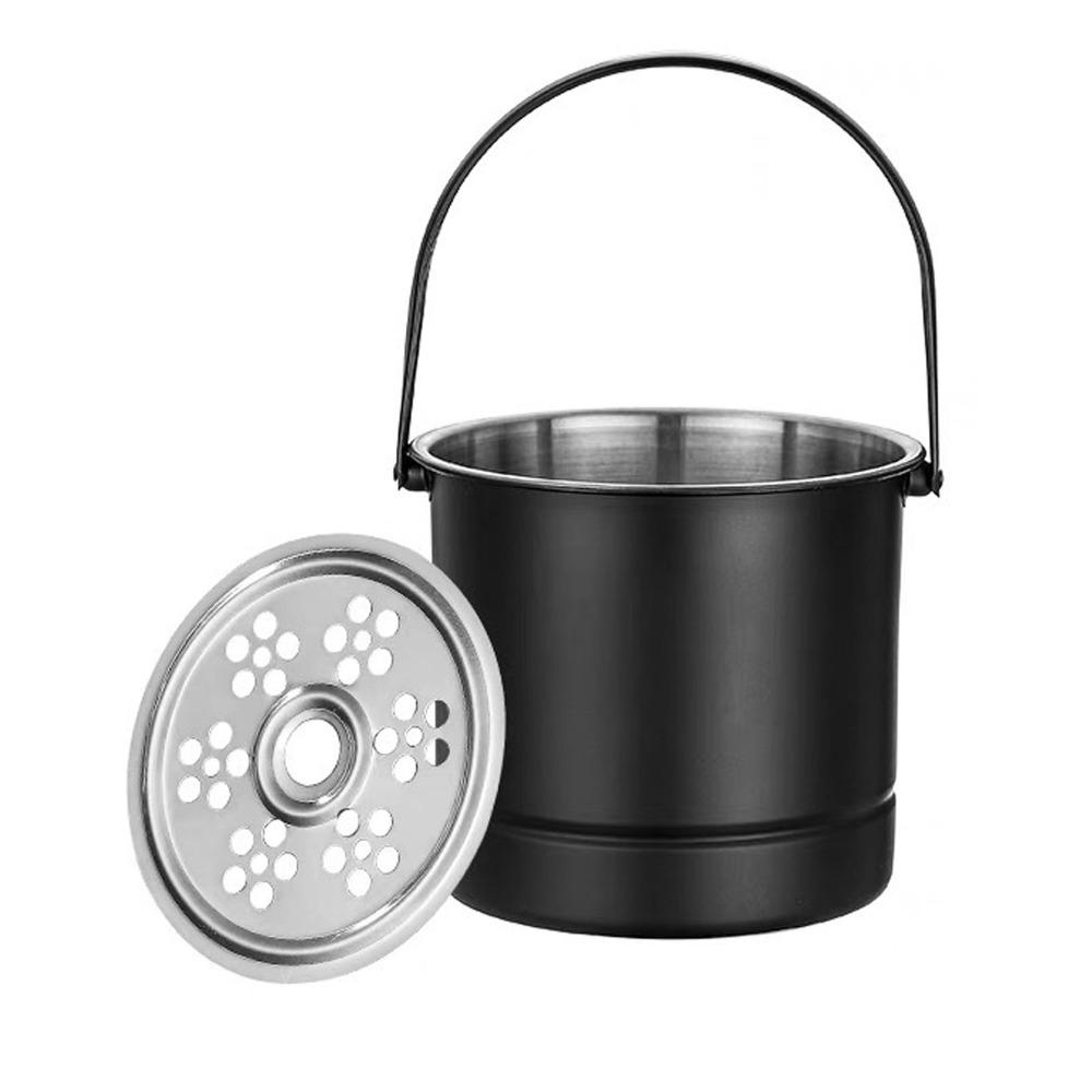 Thickened Ice Container 1.6L Professional Ice Bucket Premium Stainless Steel Ice Bucket Bar