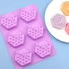Силиконовая форма соты пчелиные для свечей мыла поделок DIY для начинающих Стартеры Форма для выпечки украшения торта