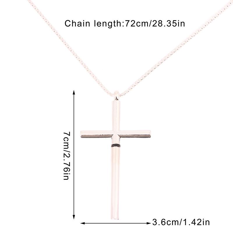 Металлический крест ожерелье мужская мода ювелирные изделия кулон Edc гаджеты для мужчин и женщин подарки мульти инструменты