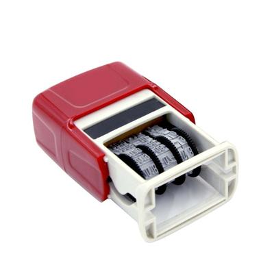 Регулируемый английский штамп даты резиновый штамп линейный датер офисный штамп вращающийся штамп для скрапбукинга упаковки рукоделия