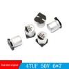 47uF 50V 6x7mm SMD Aluminum Electrolytic Capacitor - In Stock