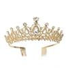 New Alloy Rhinestone Crown Bride Wedding Dress Princess 18 Years Old Adult Hair Accessories