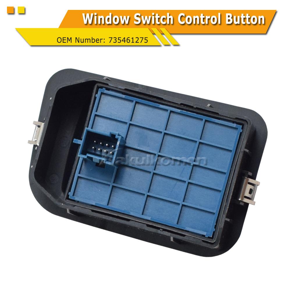 Car Master Window Switch Electric Control Button For Citroen Nemo Peugeot Bipper Fiat Doblo Qubo Fiorino 735518655 735461275