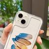 Чехол для iPhone 15 Pro, силиконовый чехол для iPhone 13, чехол для iPhone 14 12 11 Pro Max XR XS X 7 8 SE, масляная живопись, прозрачный чехол