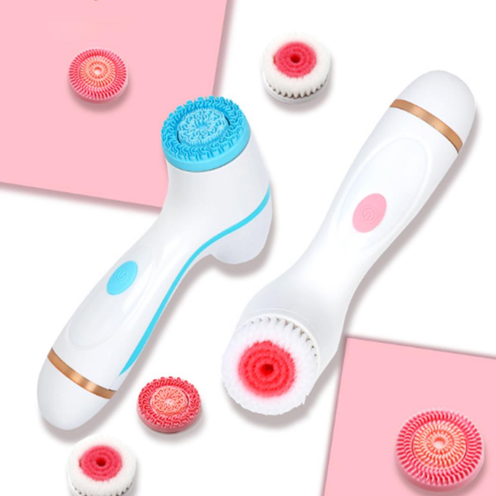 Щетка для очищения лица, набор кистей для вращения лица, спа для лица, глубокая очистка кожи, машина для удаления угрей, HMM
