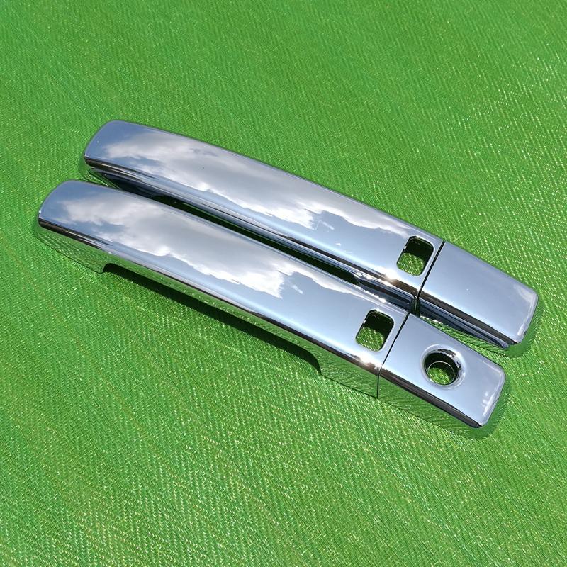 For Nissan Pathfinder R51 2005 - 2012 Luxurious Chrome Door Handle Cover Trim Set for 4Door Never Rust Car Accessories Stickers