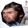 Автоматический зонт George Michael - Подходит для путешествий, улицы, портативный зонт, подарок на день рождения, повседневные принадлежности