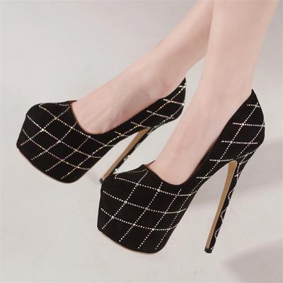 Модные Eilyken Сексуальные Кристальные Бриллиантовые Туфли-лодочки Сандалии Модная Платформа Супер Шпилька Высокий Каблук Клубная Обувь для Стриптизерш