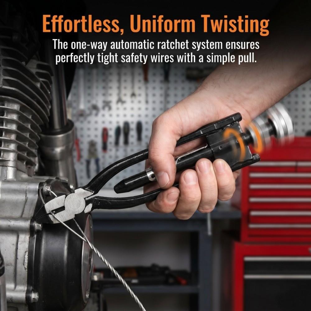 1/2PCS Spring Return Safety Wire Twist Pliers Wire Twisting Tool Aircraft/Automotive/Machinery