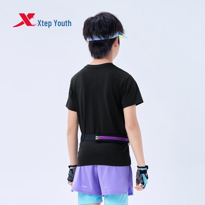 Xtep Youth Reflective Logo Short Sleeve T-Shirt