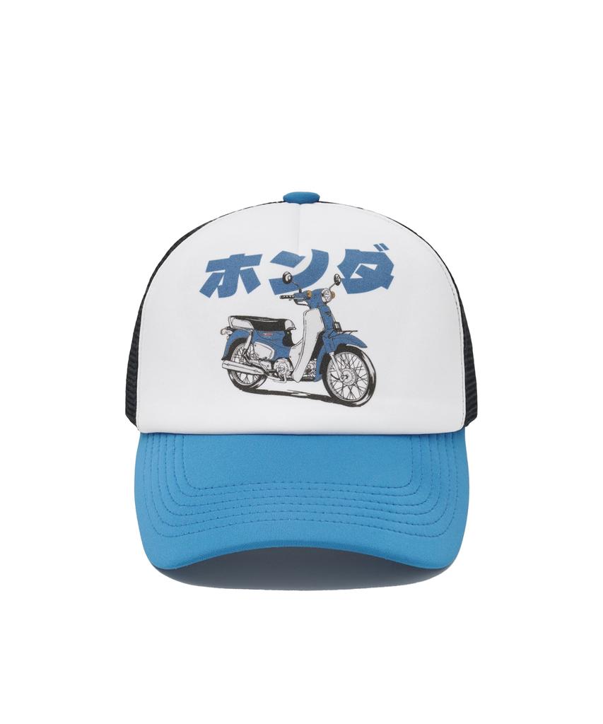 PHYPS МОТОЦИКЛ Super Cub Сетчатая Бейсболка Синяя