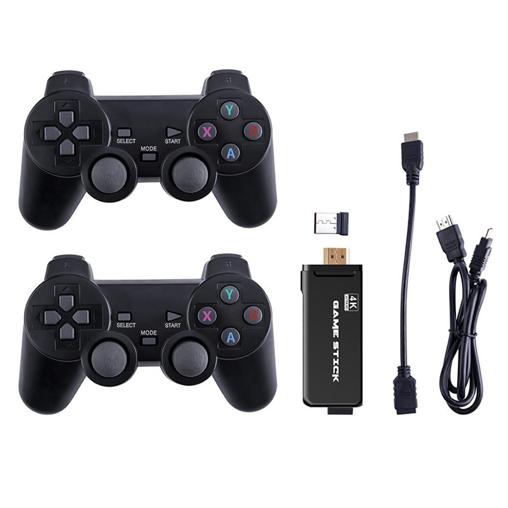 64G 10000 Игр Портативная 4K ТВ Видео игровая консоль С 2.4G Беспроводным контроллером Поддержка CPS PS1 Ретро игровая консоль