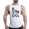 Men'S Clothing Fashion Casual Street Sleeveless Vest Crewneck Comfortable Breathable English Letter Printed Quick-Drying Top
