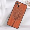 Natural Bamboo Wood Pattern Print Phone Case For iPhone 16 15 14 12 11 13 Pro Max 7 8 Plus X XR XS Max 13 12 Mini Cover