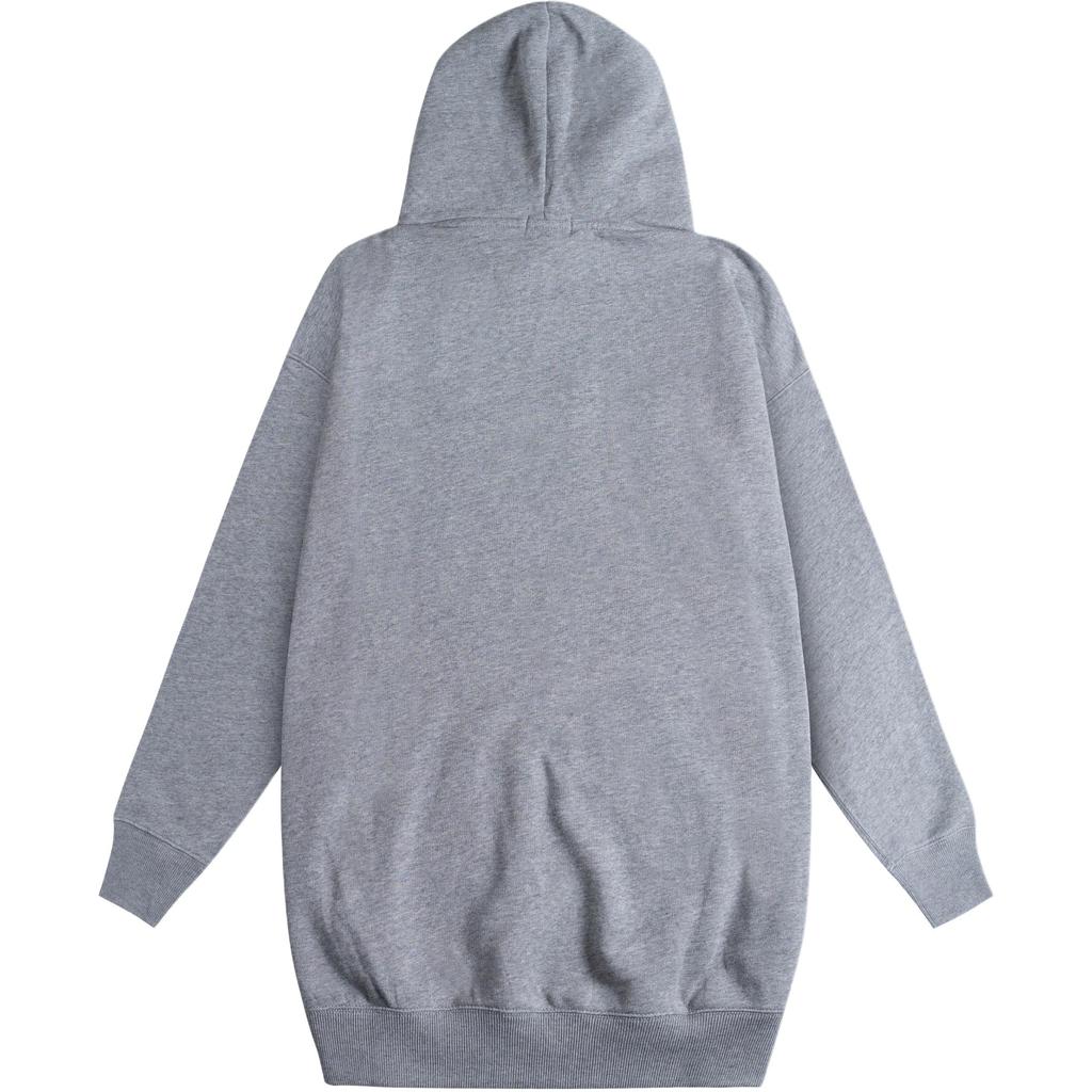 Платье с капюшоном из флиса с длинными рукавами и вышитым логотипом пони Polo Ralph Lauren для женщин, серое WMPODRSNFA20392-020