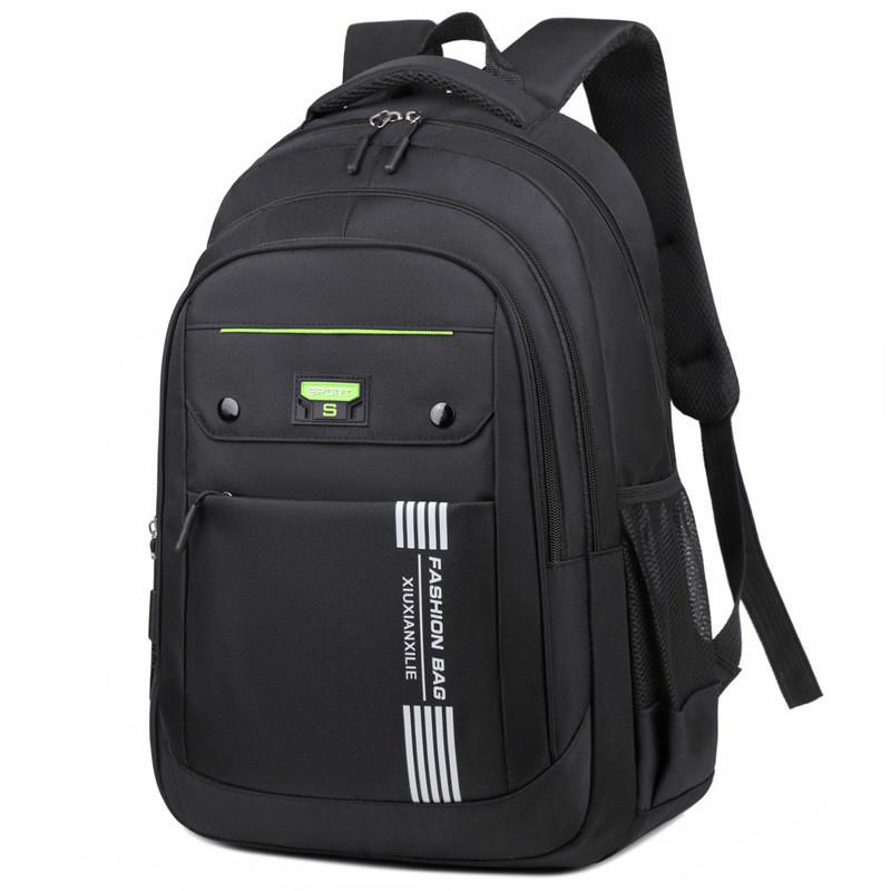 Versatile Student And Travel Backpack With Contrast Stripes For Use Leisure