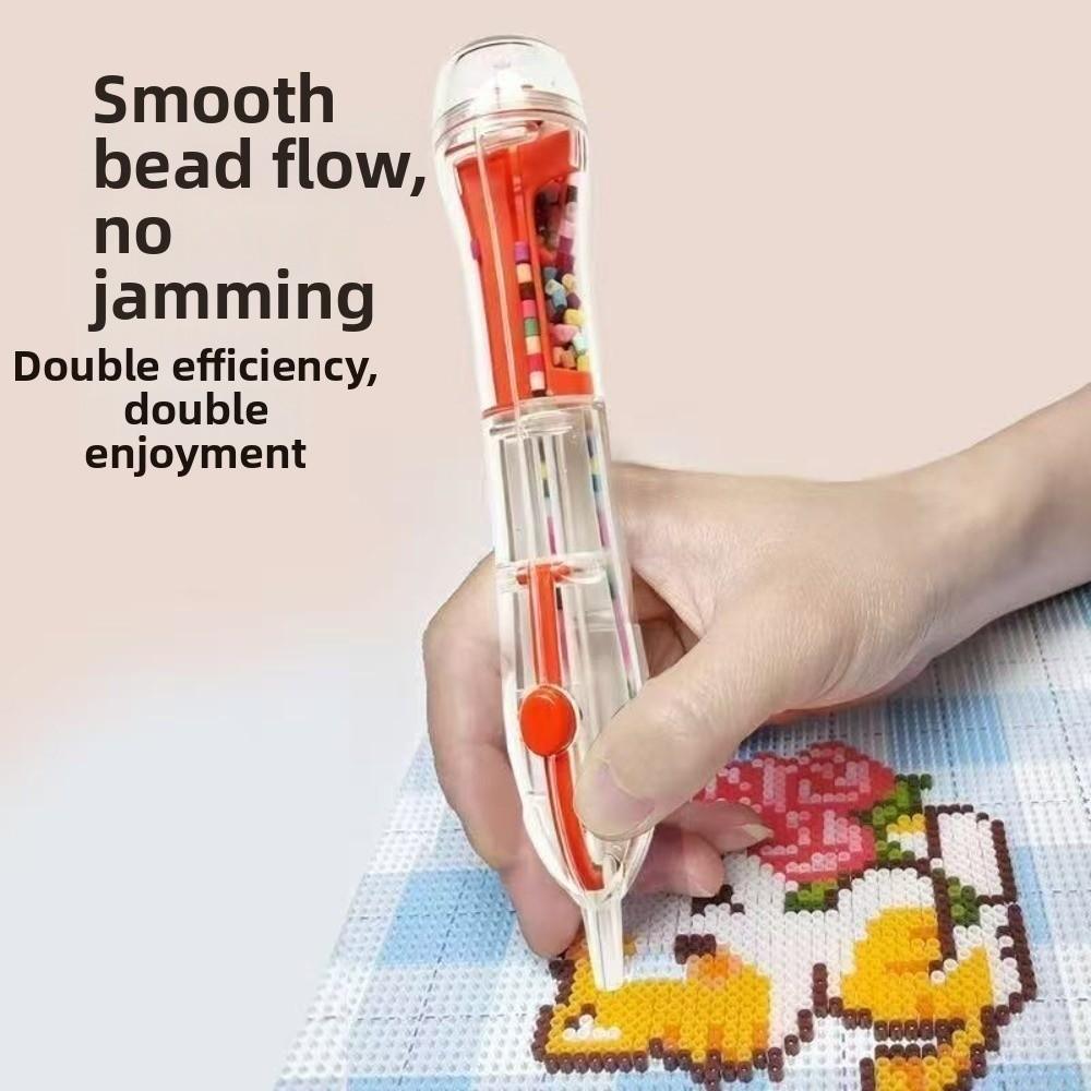 Press Type Bead Placement Pen Ergonomic Grip Bead Positioning Pen DIY Educational Toys