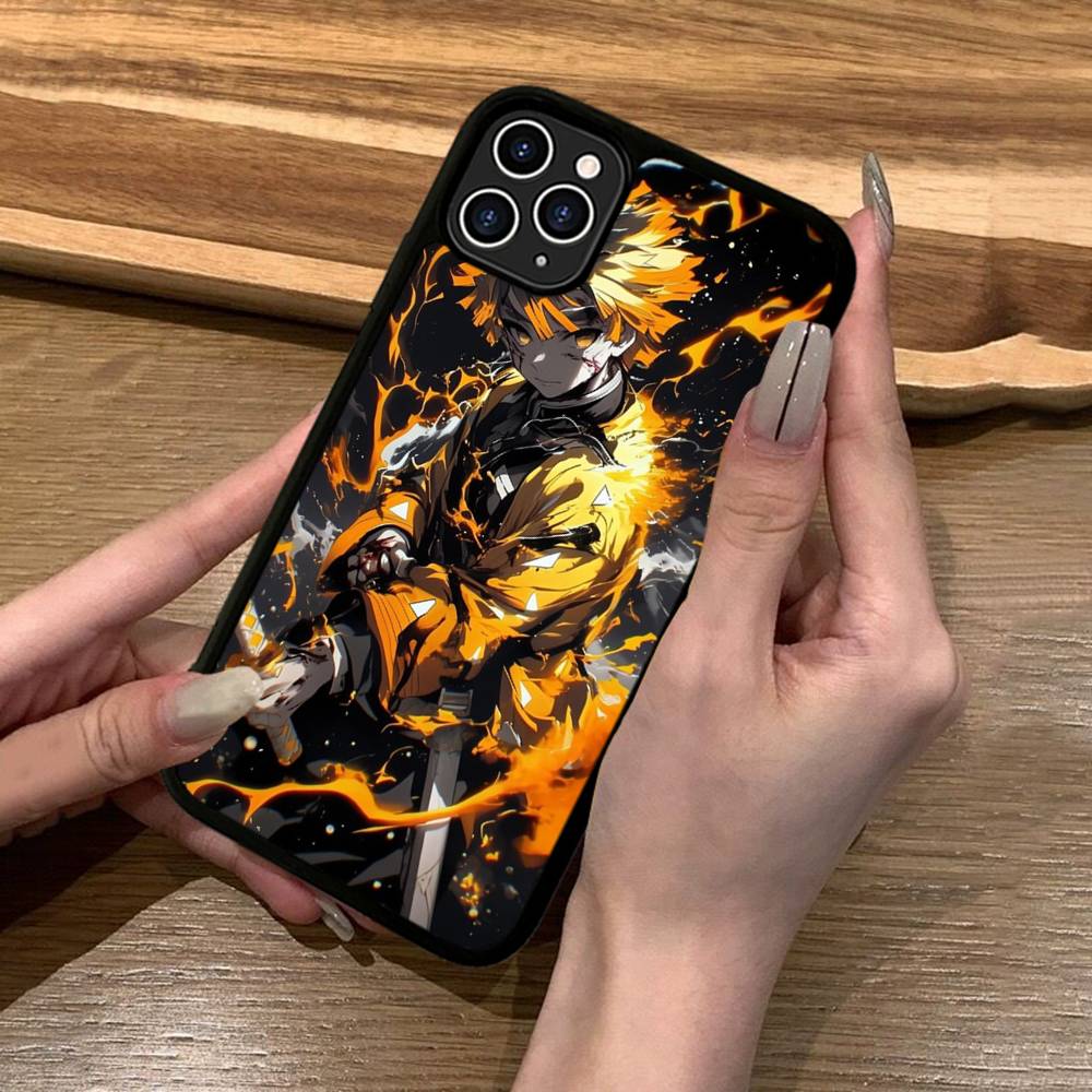 Zenitsu Agatsuma Phone Case Silicone PC+TPU For For IPhone 11 12 13 14 15 16 Plus Pro Max Cover